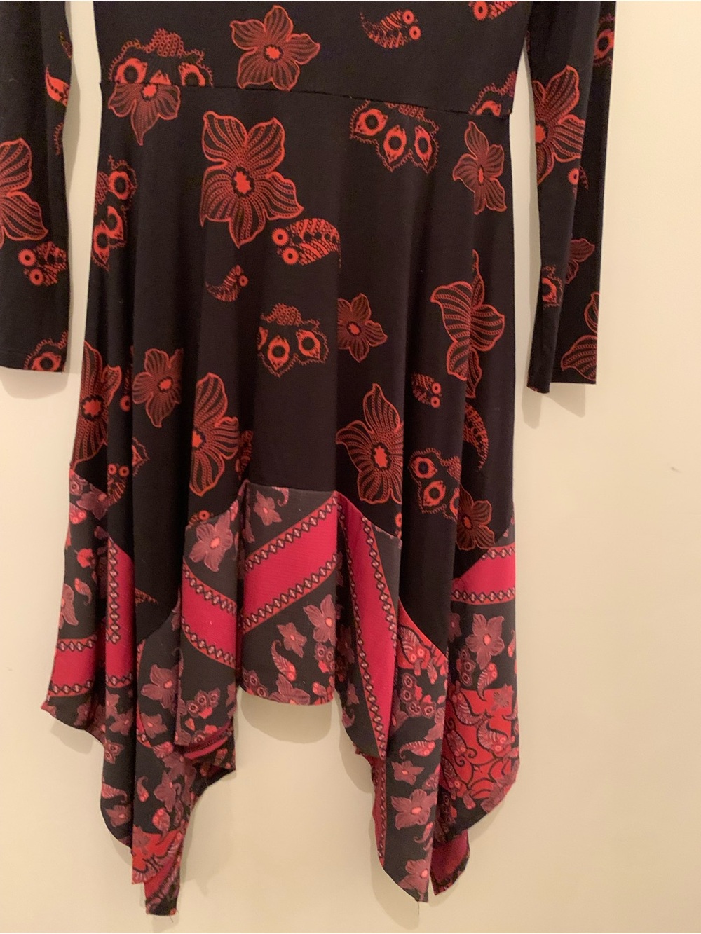 DESIGUAL CHICAGO ASYMMETRICAL KERCHIEF DRESS. NWOT! - Picture 8 of 12